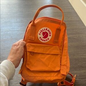 Fjallraven Kanken Orange mini Backpack